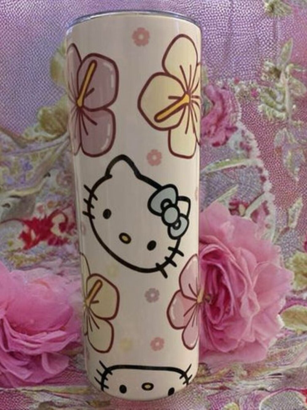 Hawaiian Hello Kitty Tumbler